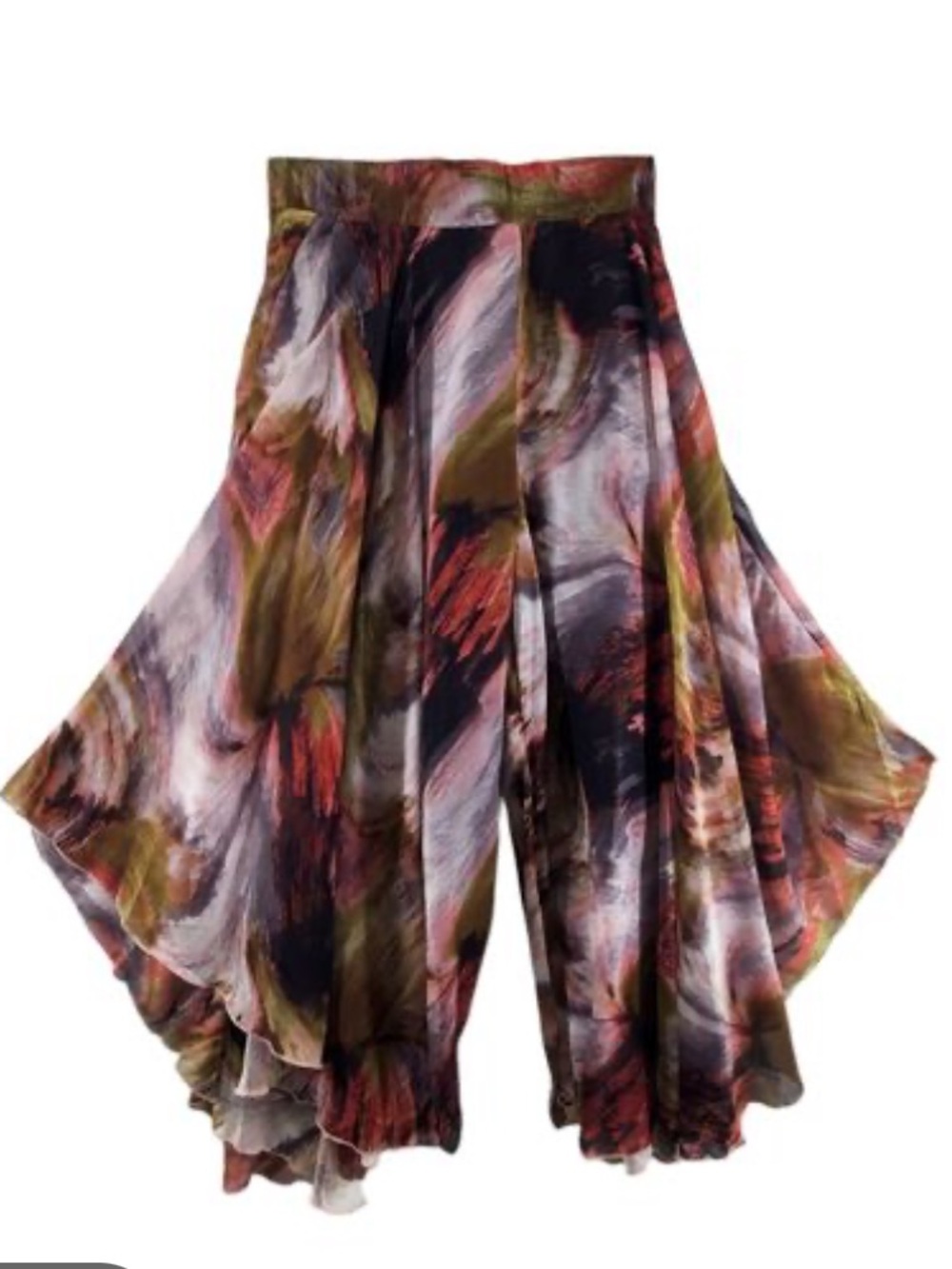 Vintage The Pyramid Collection Abstract Flowy Pants